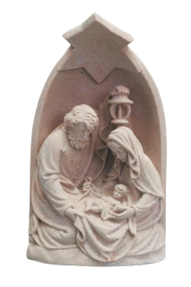 Vánoční betlém z umělého pískovce 28cm