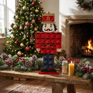 Adventní kalendář Louskáček 48cm