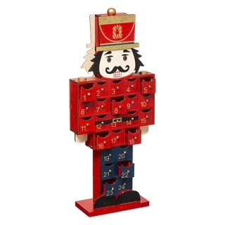 Adventní kalendář Louskáček 48cm