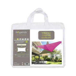 Bílá sluneční plachta Curacao 2x3m