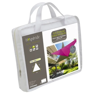 Bílá sluneční plachta 3x3x3m