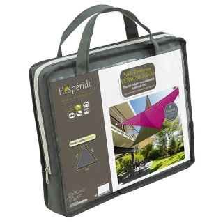 Šedá sluneční plachta 3x3x3m