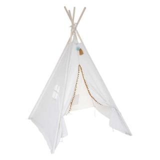 Světlý dětský stan Teepee