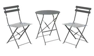 Skládací kovový set Camargue pro 2 osoby