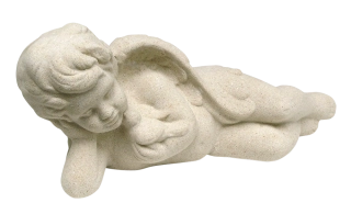 Soška spícího andílka 2,1kg