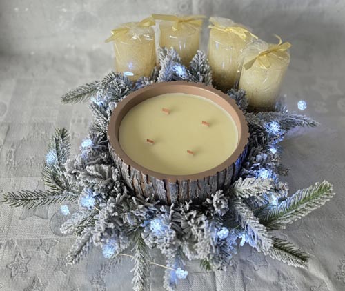 Vánoční dekorace na stůl